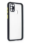 Samsung Galaxy M31 Kılıf Miami Şeffaf Silikon - Lacivert