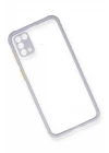 Samsung Galaxy M31 Kılıf Miami Şeffaf Silikon - Lila