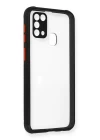 Samsung Galaxy M31 Kılıf Miami Şeffaf Silikon - Siyah