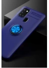 Samsung Galaxy M31 Kılıf Range Yüzüklü Silikon - Mavi