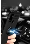 Samsung Galaxy M31 Kılıf Range Yüzüklü Silikon - Mavi