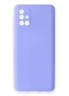 Samsung Galaxy M31S Kılıf First Silikon - Lila