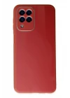 Samsung Galaxy M33 Kılıf Glass Kapak - Bordo