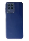 Samsung Galaxy M33 Kılıf Glass Kapak - Lacivert