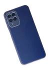Samsung Galaxy M33 Kılıf Glass Kapak - Lacivert
