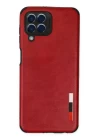 Samsung Galaxy M33 Kılıf Loop Deri Silikon - Kırmızı