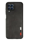 Samsung Galaxy M33 Kılıf Loop Deri Silikon - Siyah