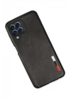 Samsung Galaxy M33 Kılıf Loop Deri Silikon - Siyah