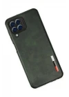 Samsung Galaxy M33 Kılıf Loop Deri Silikon - Yeşil
