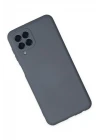 Samsung Galaxy M33 Kılıf Nano içi Kadife Silikon - Gri