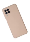 Samsung Galaxy M33 Kılıf Nano içi Kadife Silikon - Pudra
