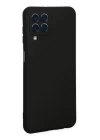 Samsung Galaxy M33 Kılıf Nano içi Kadife Silikon - Siyah