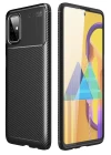 Samsung Galaxy M51 Kılıf Auto Focus Karbon Kapak - Siyah