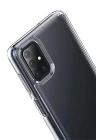 Samsung Galaxy M51 Kılıf Lüx Şeffaf Silikon