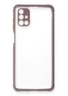 Samsung Galaxy M51 Kılıf Miami Şeffaf Silikon - Açık Mor