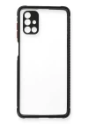 Samsung Galaxy M51 Kılıf Miami Şeffaf Silikon - Siyah