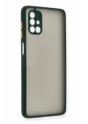Samsung Galaxy M51 Kılıf Montreal Silikon Kapak - Yeşil