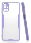 Samsung Galaxy M51 Kılıf Platin Silikon - Lila