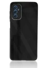 Samsung Galaxy M52 5G Kılıf Glass Kapak - Siyah