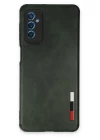 Samsung Galaxy M52 5G Kılıf Loop Deri Silikon - Yeşil