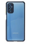 Samsung Galaxy M52 5G Kılıf Miami Şeffaf Silikon - Lacivert
