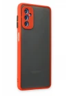 Samsung Galaxy M52 5G Kılıf Montreal Silikon Kapak - Kırmızı