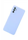 Samsung Galaxy M52 5G Kılıf Nano içi Kadife Silikon - Lila