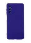 Samsung Galaxy M52 5G Kılıf Nano içi Kadife Silikon - Mor