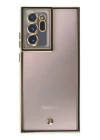 Samsung Galaxy Note 20 Ultra Kılıf Liva Lens Silikon - Siyah