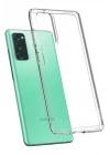 Samsung Galaxy S20 FE Kılıf Lüx Şeffaf Silikon