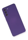 Samsung Galaxy S21 Kılıf Nano içi Kadife Silikon - Mor
