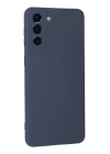 Samsung Galaxy S21 Plus Kılıf Nano içi Kadife Silikon - Gri