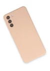 Samsung Galaxy S21 Plus Kılıf Nano içi Kadife Silikon - Pudra