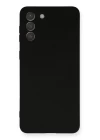Samsung Galaxy S21 Plus Kılıf Nano içi Kadife Silikon - Siyah