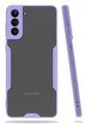 Samsung Galaxy S21 Plus Kılıf Platin Silikon - Lila
