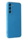 Samsung Galaxy S22 Kılıf Nano içi Kadife Silikon - Mavi