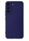 Samsung Galaxy S22 Kılıf Nano içi Kadife Silikon - Mor