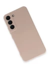 Samsung Galaxy S22 Kılıf Nano içi Kadife Silikon - Pudra