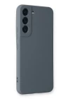 Samsung Galaxy S22 Plus Kılıf Nano içi Kadife Silikon - Gri