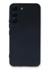 Samsung Galaxy S22 Plus Kılıf Nano içi Kadife Silikon - Lacivert
