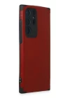 Samsung Galaxy S22 Ultra Kılıf Loop Deri Silikon - Kırmızı