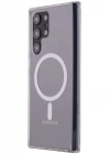 Samsung Galaxy S22 Ultra Kılıf Magneticsafe Şeffaf Silikon - Şeffaf