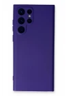 Samsung Galaxy S22 Ultra Kılıf Nano içi Kadife Silikon - Mor