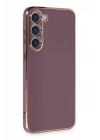 Samsung Galaxy S23 Kılıf Volet Silikon - Mor