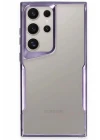 Samsung Galaxy S23 Ultra Kılıf Boyi Silikon Kapak - Derin Mor