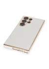 Samsung Galaxy S23 Ultra Kılıf Volet Silikon - Beyaz