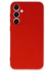 Samsung Galaxy S24 FE Kılıf Nano içi Kadife Silikon - Kırmızı