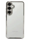 Samsung Galaxy S24 FE Kılıf Razer Lensli Silikon - Gümüş