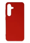 Samsung Galaxy S24 Kılıf First Silikon - Kırmızı