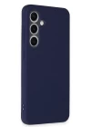 Samsung Galaxy S24 Kılıf First Silikon - Lacivert